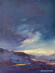 pied de ciel blanc - 50x65